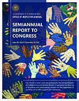 Office of Inspector General, Department of Veterans Affairs, Semiannual Report to Congress (SAR) April 1–September 30, 2021