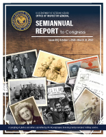 Office of Inspector General, Department of Veterans Affairs, Semiannual Report to Congress (SAR) October 1, 2022–March 31, 2023